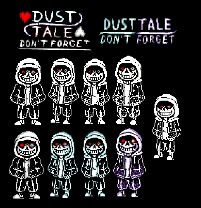 DustTale sans (hard mode) Pixel art : r/Undertale