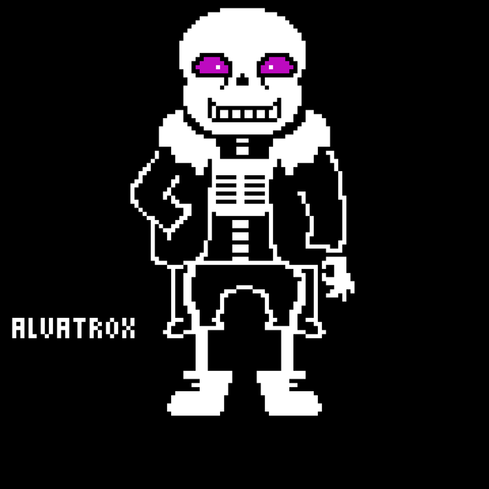 pixel art ideas on X: #pixelart sans from undertale   / X