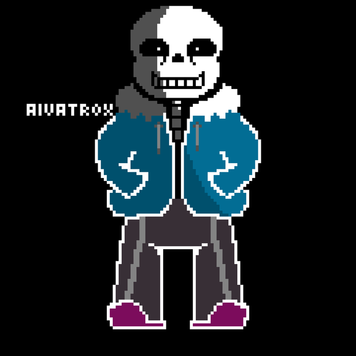 pixel art ideas on X: #pixelart sans from undertale   / X