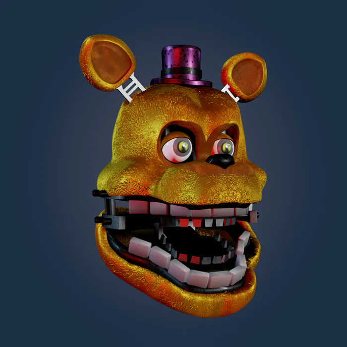 Fnaf World Nightmare Golden Freddy by kingofbut on DeviantArt