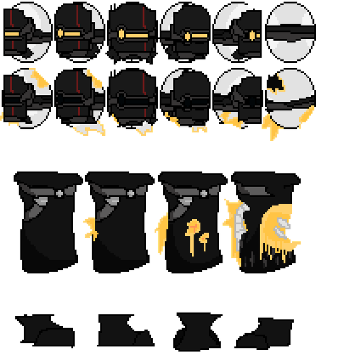 2 entire sprite sheet of madness combat characters in cup of