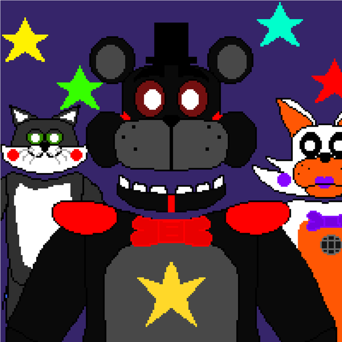 🇷🇸bones bones bones🇷🇸 on Game Jolt: fnaf 1 shadow freddy like it plz