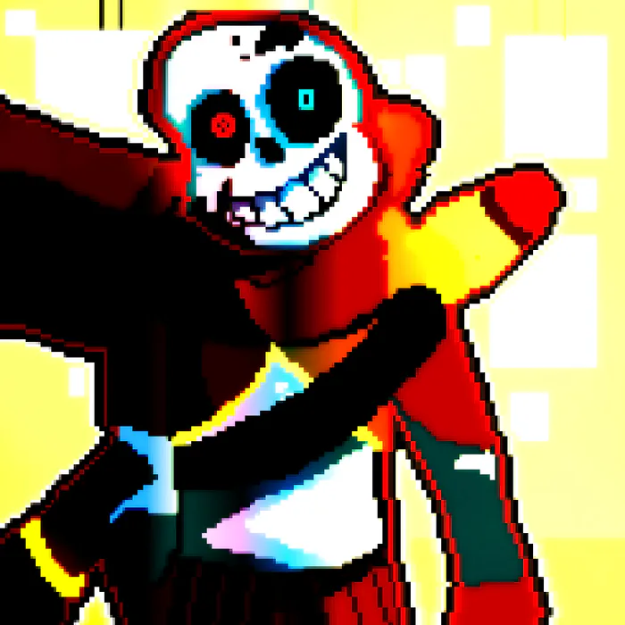 Pixilart - Ink Sans Phase 3 by Hack-Sans