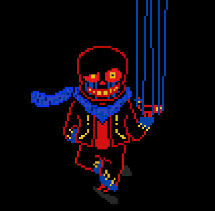 Pixilart - sans sim negative sans by sans-error-fell