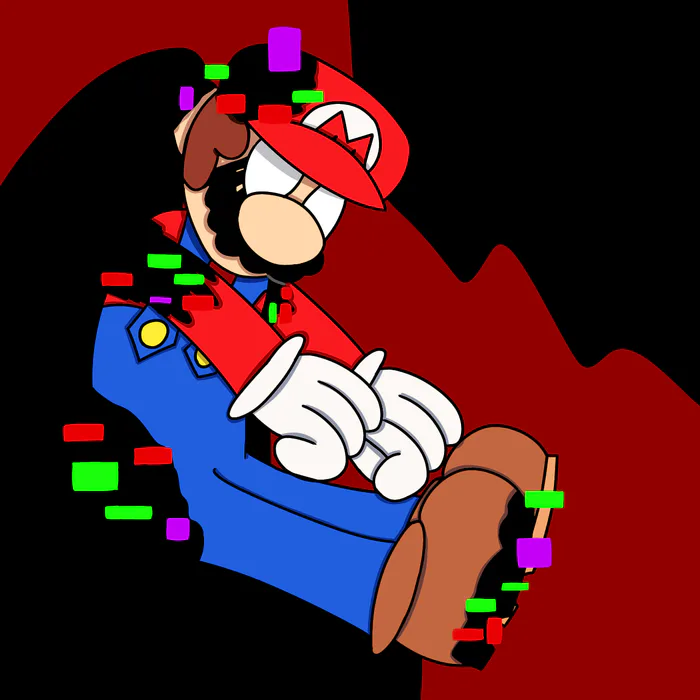 Super Mario Crying