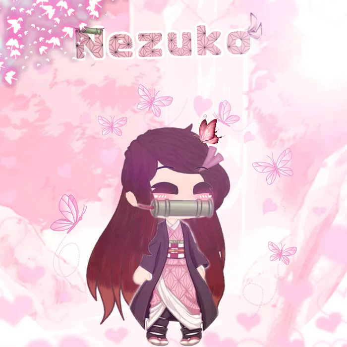 Oc Nezuko Kamado Gacha club Edition