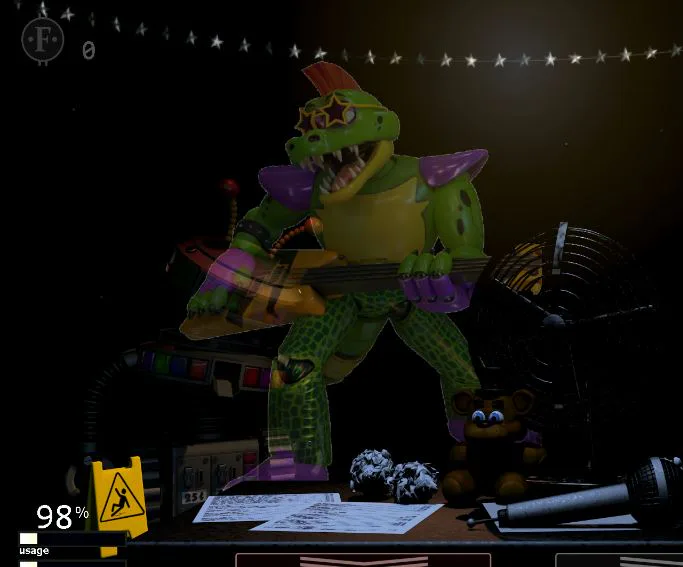 Glamrock Freddy 100% vs. 0% Comparison & Jumpscare in FNAF AR