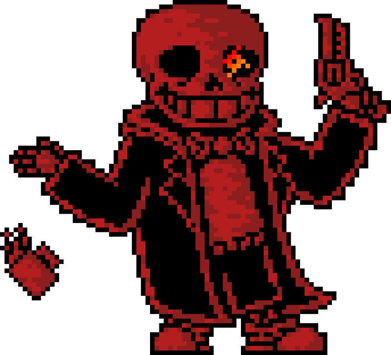 made my first sans sprite edit ! (for hardmode) og sprite by toby fox : r/ Undertale