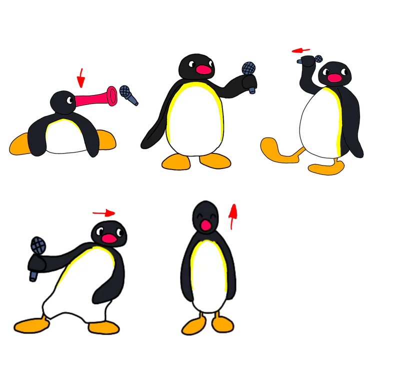 Jogo de pinguim sprites