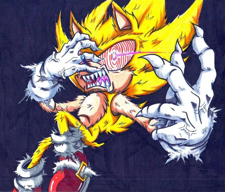 OrionMattice360 on Game Jolt: Fleetway Super Sonic attack #SonicFriday (as  a matter of fac