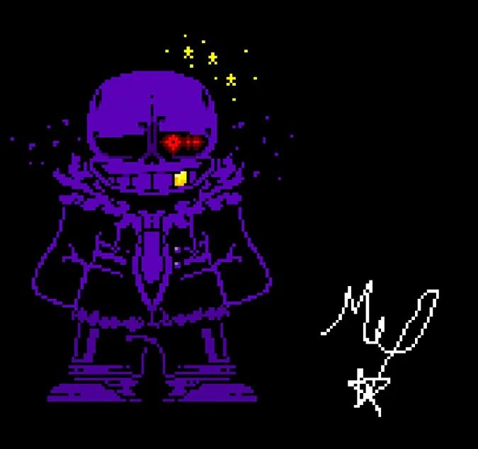 Horror 0 dust sans snas for original pixel art