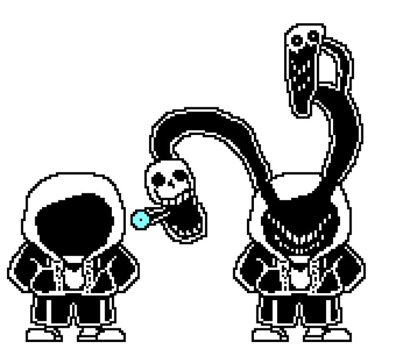 Pixilart - Sans Sprite Pixel Art by Anonymous