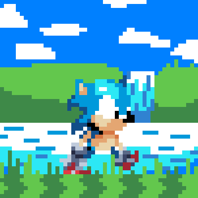 Louplayer on X: ~ Green Hill Zone ~ #SonicTheHedgehog #Sonic #pixelart   / X