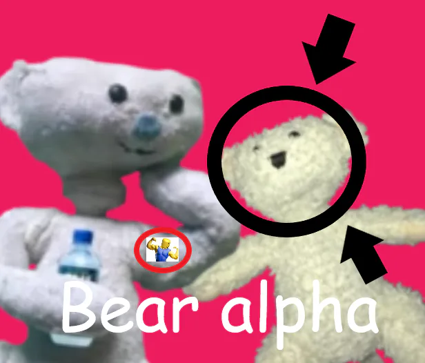 BEAR Alpha plush toy Horror Bear alpha soft toy Bear plush toy