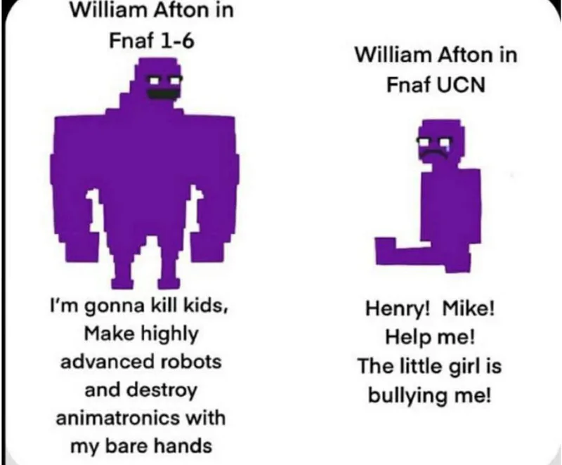 💜 Glitchtrap 💜  Fnaf characters, Fnaf memes, Afton