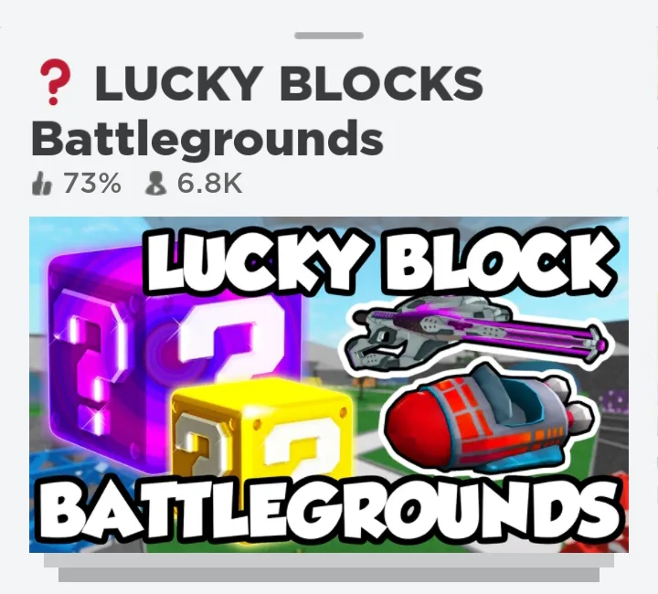 Lucky Block Battlegrounds
