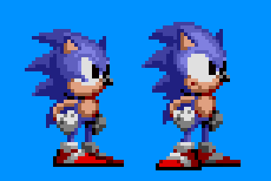 NajoiiDoddle on Game Jolt: Comparison between Sonic and Fake