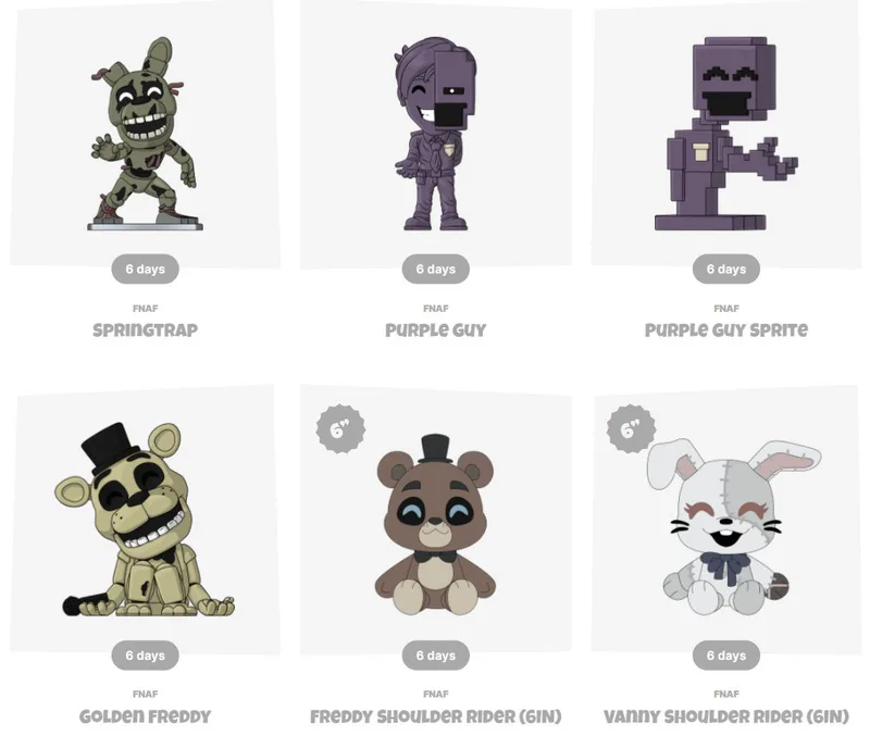 FIVE NIGHTS AT FREDDY'S - Grab N' Go Mystery Bundle 2-Pack (Series 1) –