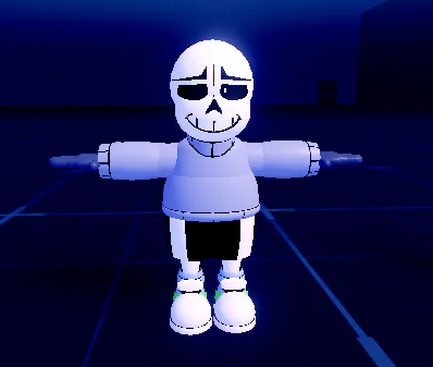 Low Poly Undertale Sans Fight