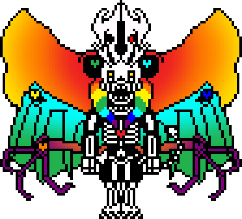 Sans au pixel art