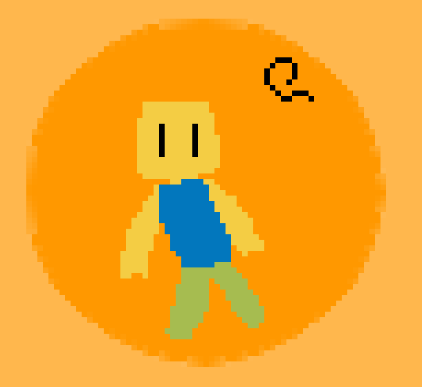 Noob doodles roblox pixel art