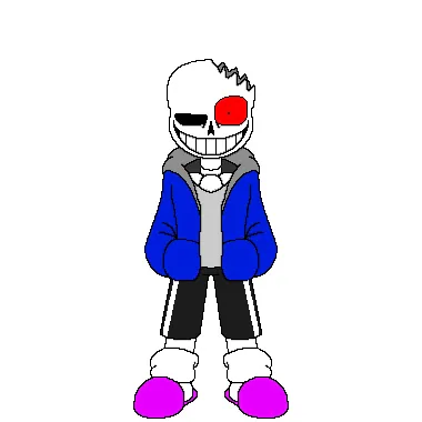 Au Pixel art(horrortale sans)