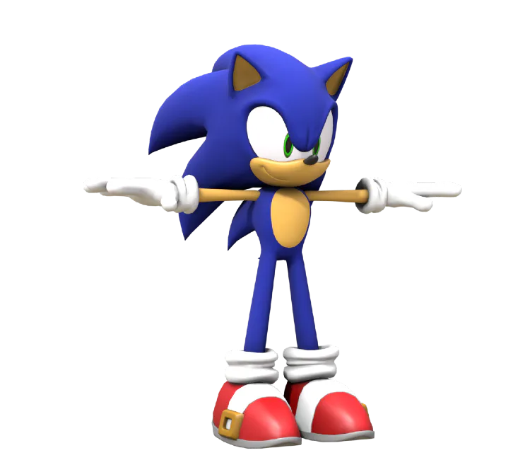 Sonic The Hedgehog - Free 3D Model by clickdamn