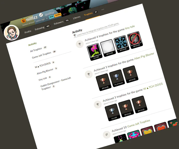 🌩️ on Game Jolt: Custom Game Sites & Portfolios! Create a fresh new  dedicated site