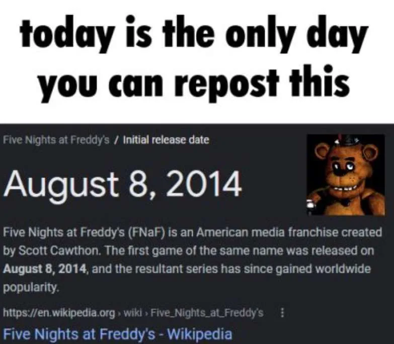 Forgotten Freddy, Five Nights At Freddys Roleplay Wiki