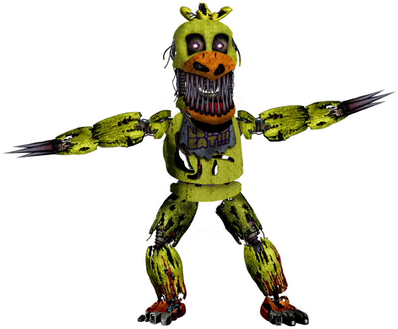 Withered Chica UCN Icon C4D Remake : r/fivenightsatfreddys