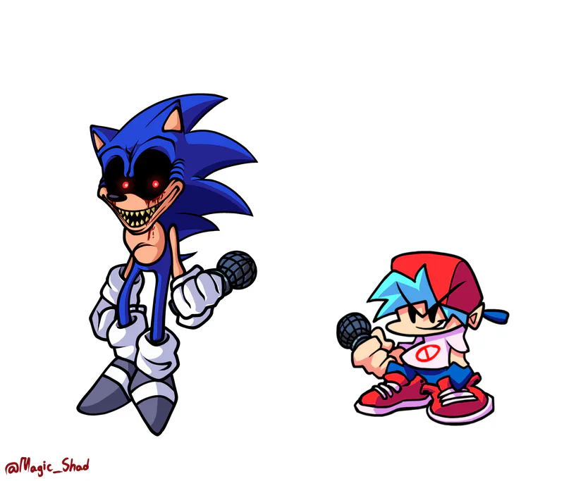 Funni Purpl Shad on Game Jolt: Sonic.exe 2011 pixel art (!don't