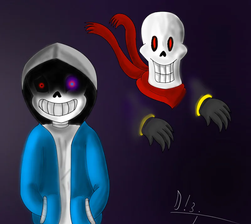 I drew Dust Sans : r/Undertale