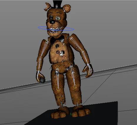 Stylized Withered Freddy model by me