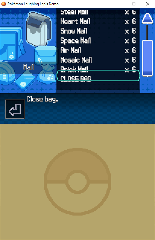 Pokemon B2W2 Bag for v16,v17 & v18