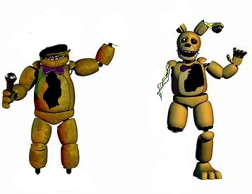 Fredbear and Spring Bonnie Five Nights at Freddy's 