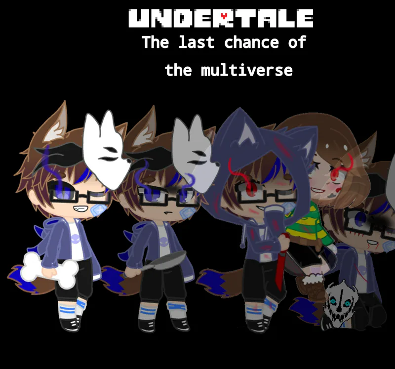 Undertale reacts to Frisk AU voices, Gacha club