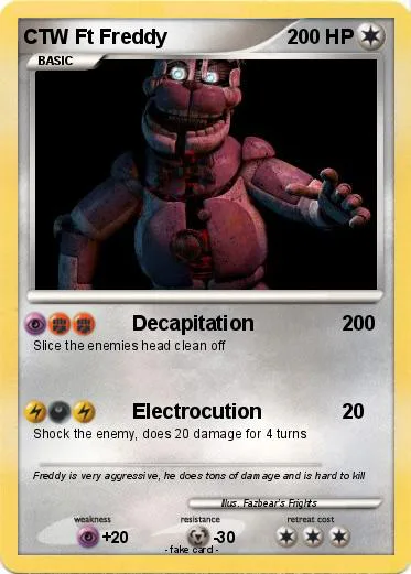 The_Real_Knuckles_Echidna29 on Game Jolt: "Some FNaF Pokmon Cards!  https://mobile.mypokecard.com/en/ is the link"