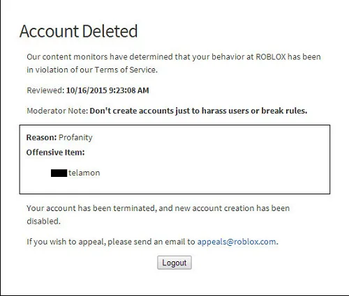 Roblox Moderation is STILL a JOKE! THEY DELETED BUILDERMAN