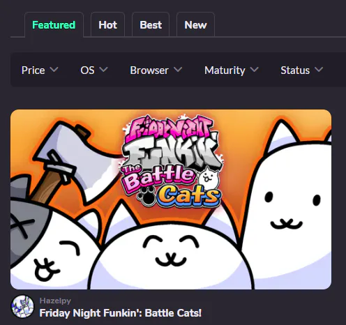 Friday Night Funkin': Battle Cats! by Hazel𝓹𝔂 - Game Jolt