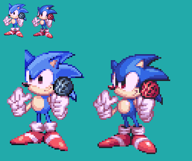 iTysonnation..- (LOSERASS!!!! :0) ▷ 🇵🇸 on Game Jolt: Sonic FNF Sprites  Week 6 Pixelated