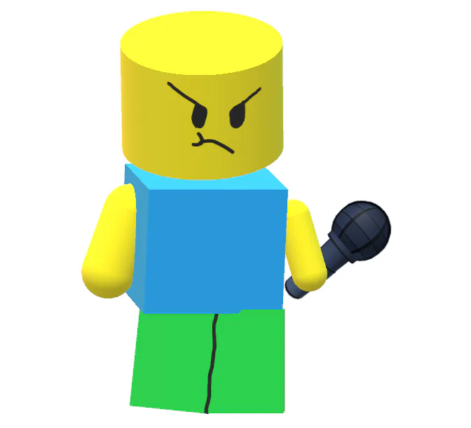 Big Sad Noob Face (3D) - Roblox