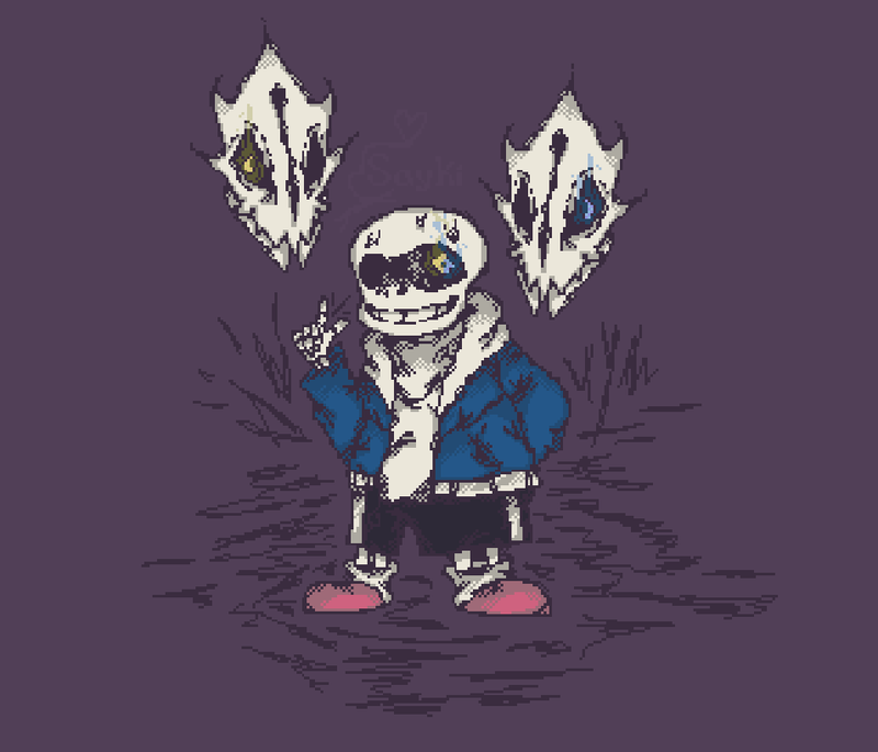 Pixilart - Dying ------ Sans by Dusttrust-Sans