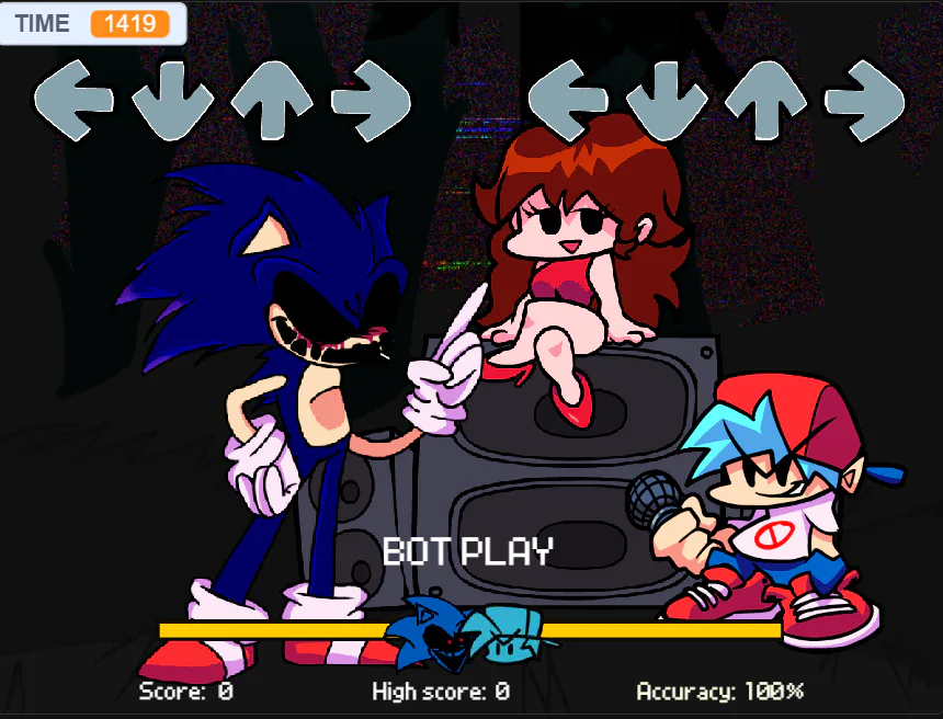 Sonic EXE FNF (Scratch Port) by JustScratchCoder - Play Online - Game Jolt