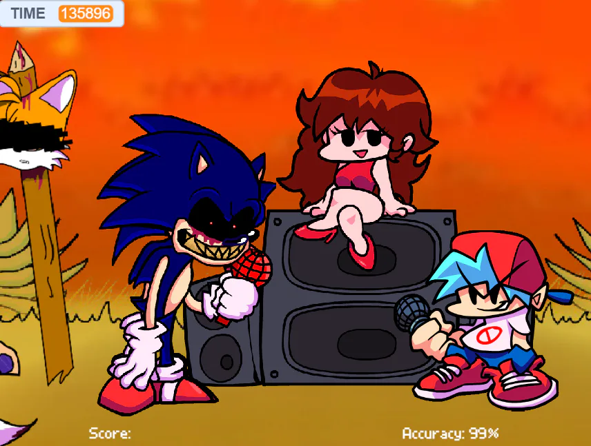 Sonic EXE FNF (Scratch Port) by JustScratchCoder - Play Online - Game Jolt