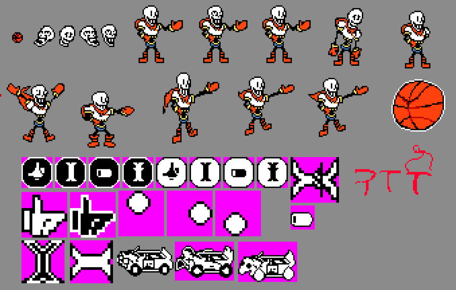 PidgeyTheThief on Game Jolt: Racist Flowey sprite sheet