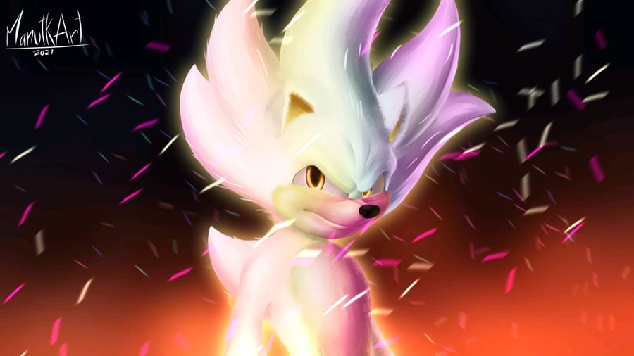 Pixilart - Hyper Sonic  Pixel drawing, Sonic, Hyper