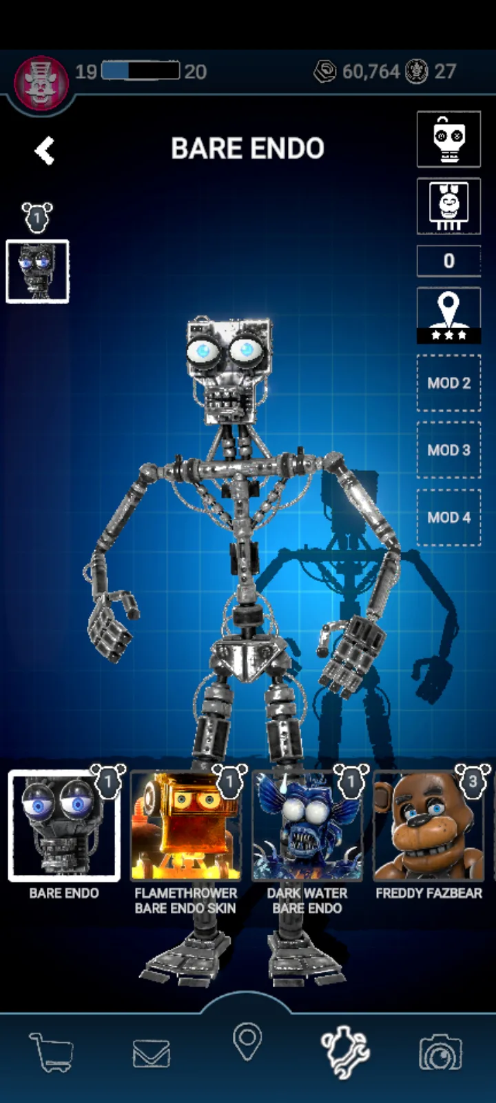 FNAF AR Special Delivery - Dark Water Bare Endo Animatronic Workshop A