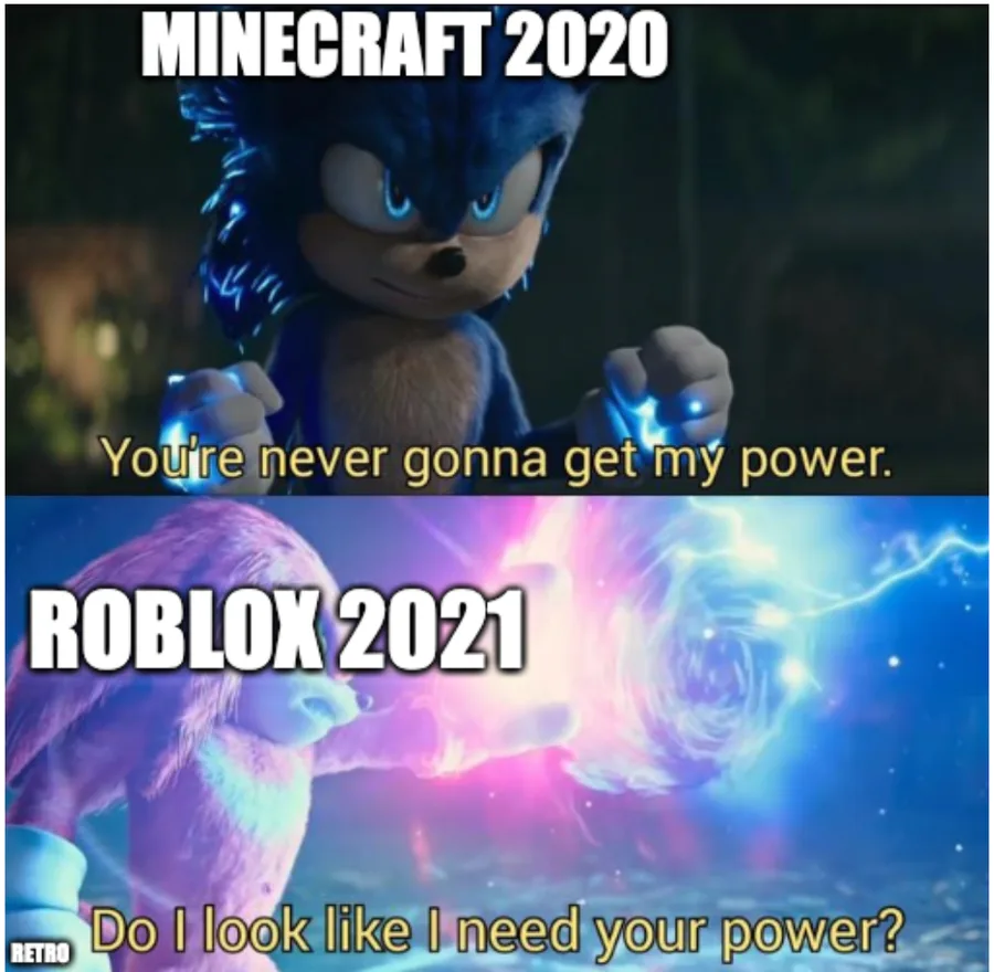 I just made every Sanic on roblox meme maker.