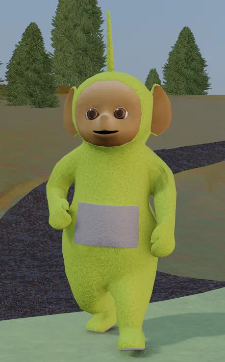 Download Teletubby from the game Slendytubbies for GTA San Andreas