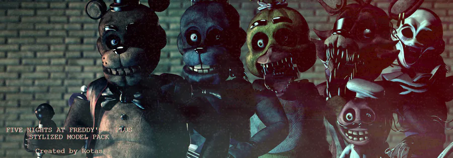 Five Nights at Freddy's Movie Blender Model Pack 